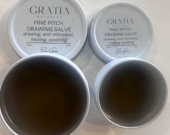 Pine Pitch Resin Drawing Salve, splinters, slivers, embedded debris
