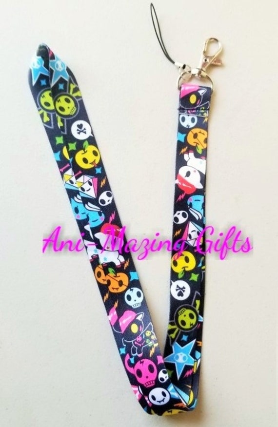 Tokidoki Unicorn Cartoon Anime Fashion Strap Badge Lanyard Etsy
