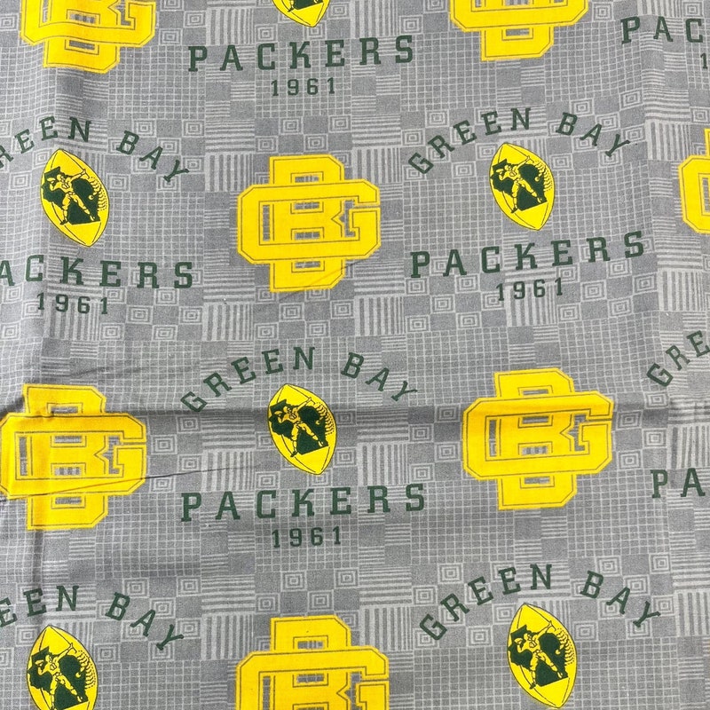 Green Bay Packers Fabric - Etsy