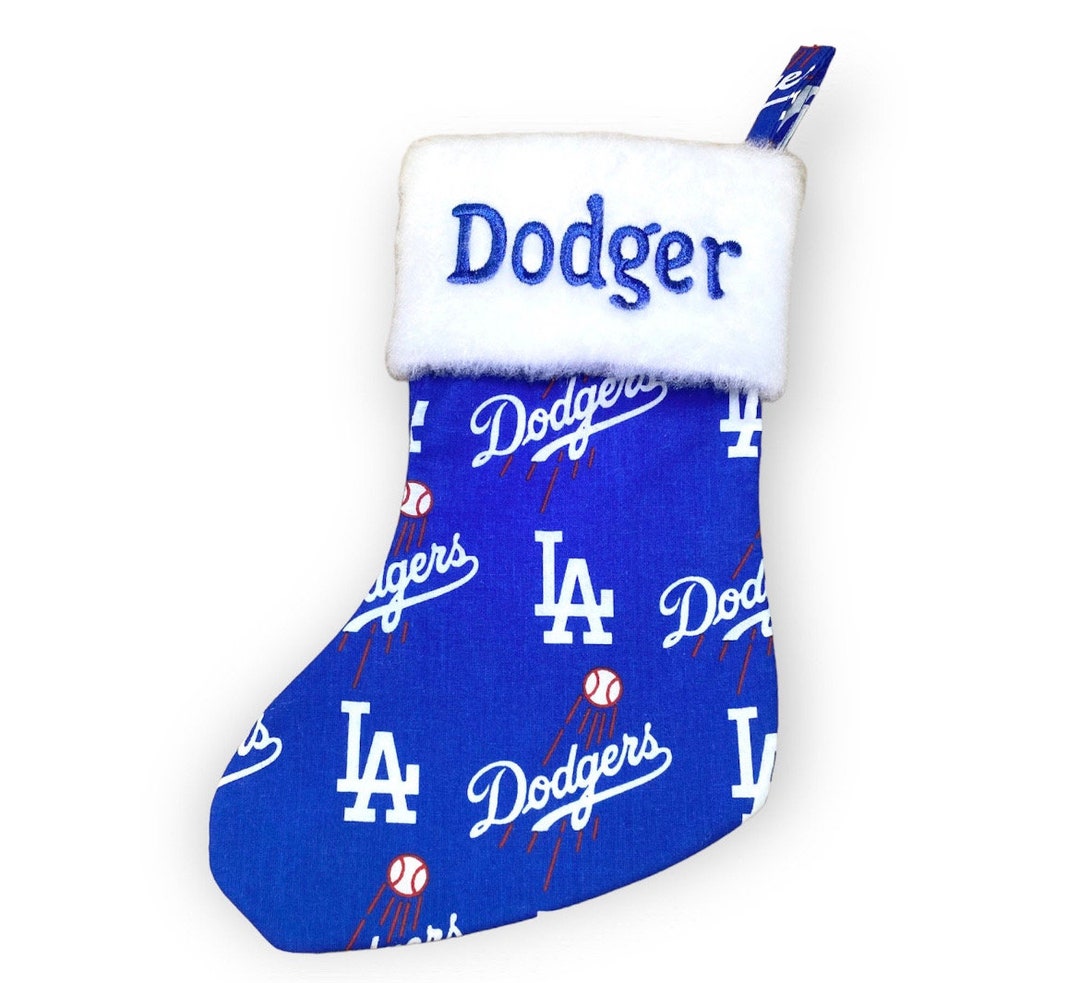 Los Angeles Dodgers Christmas Stocking with or Without Etsy