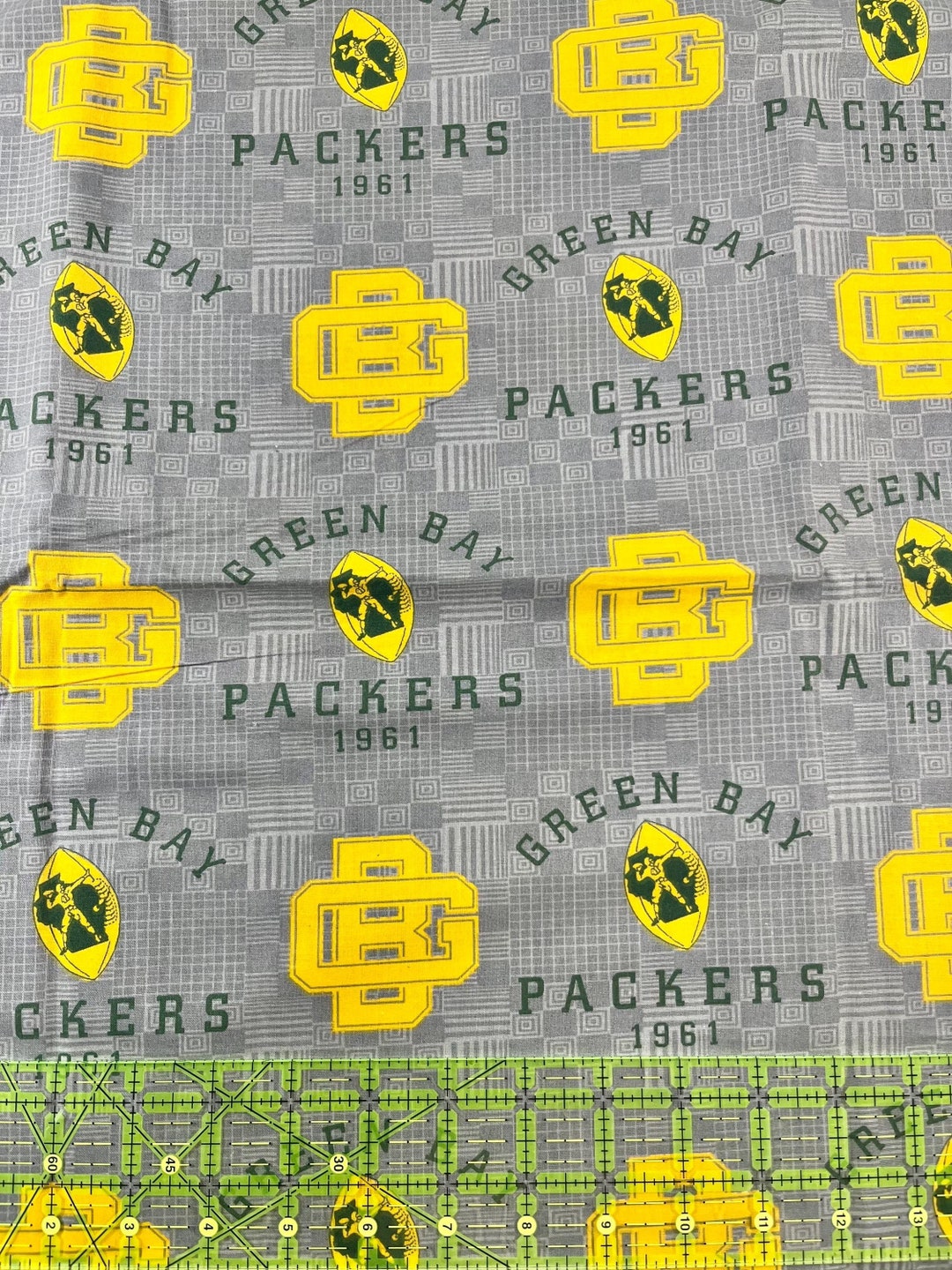 Green Bay Packers Fabric -- SHIPS in 1-2 Business Days -- 58 Inch Wide ...