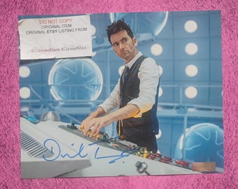David Tennant Hand Signed Autograph 8x10 Photo COA Doctor Who