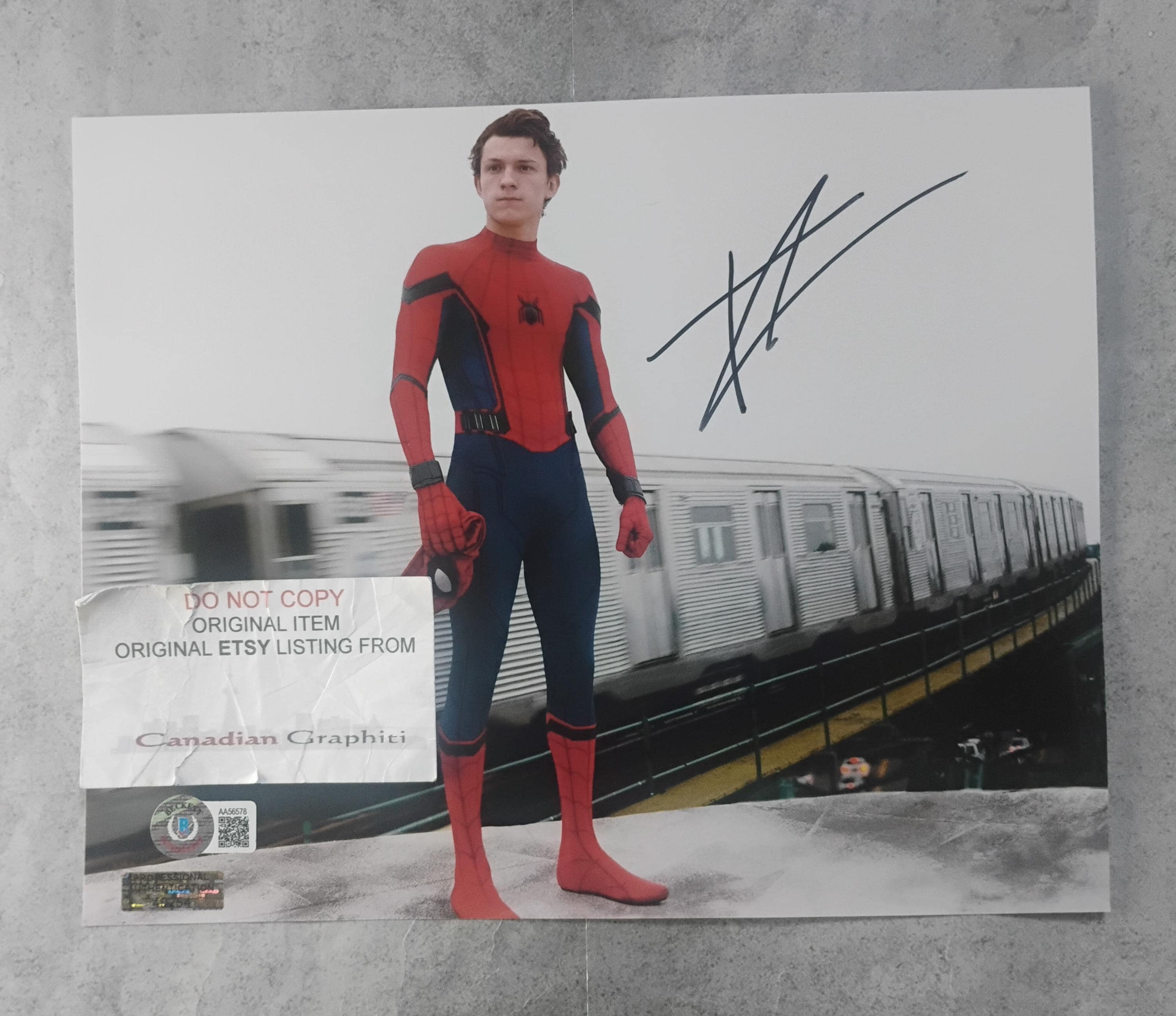 Tom holland autograph - Etsy 日本