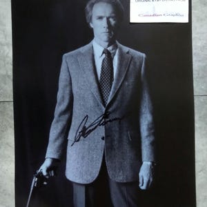 Clint Eastwood Hand Signed Autograph 11x14 Photo COA