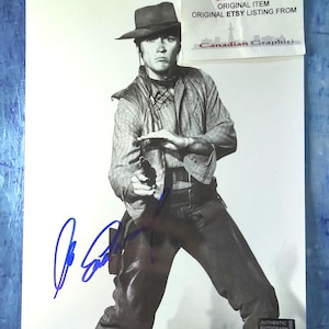 Clint Eastwood Hand Signed Autograph 8x10 Photo COA