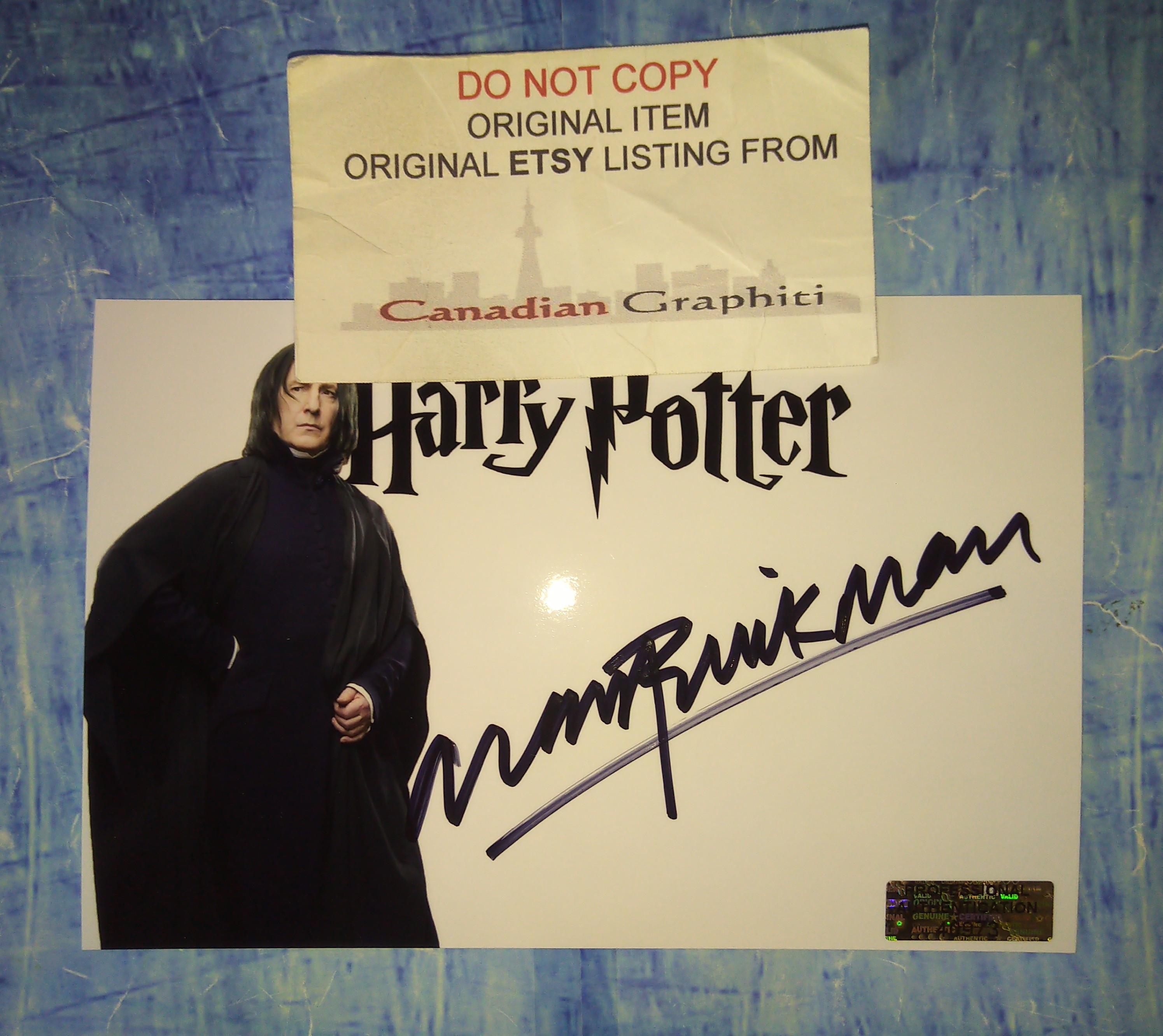 セール中…アランリックマンマギースミス直筆サイン入り写真… セール中…アランリックマンマギースミス直筆サイン入り写真… 【公式通販】