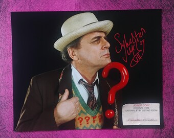 Sylvester McCoy Hand Signed Autograph 11x14 Photo COA Doctor Who