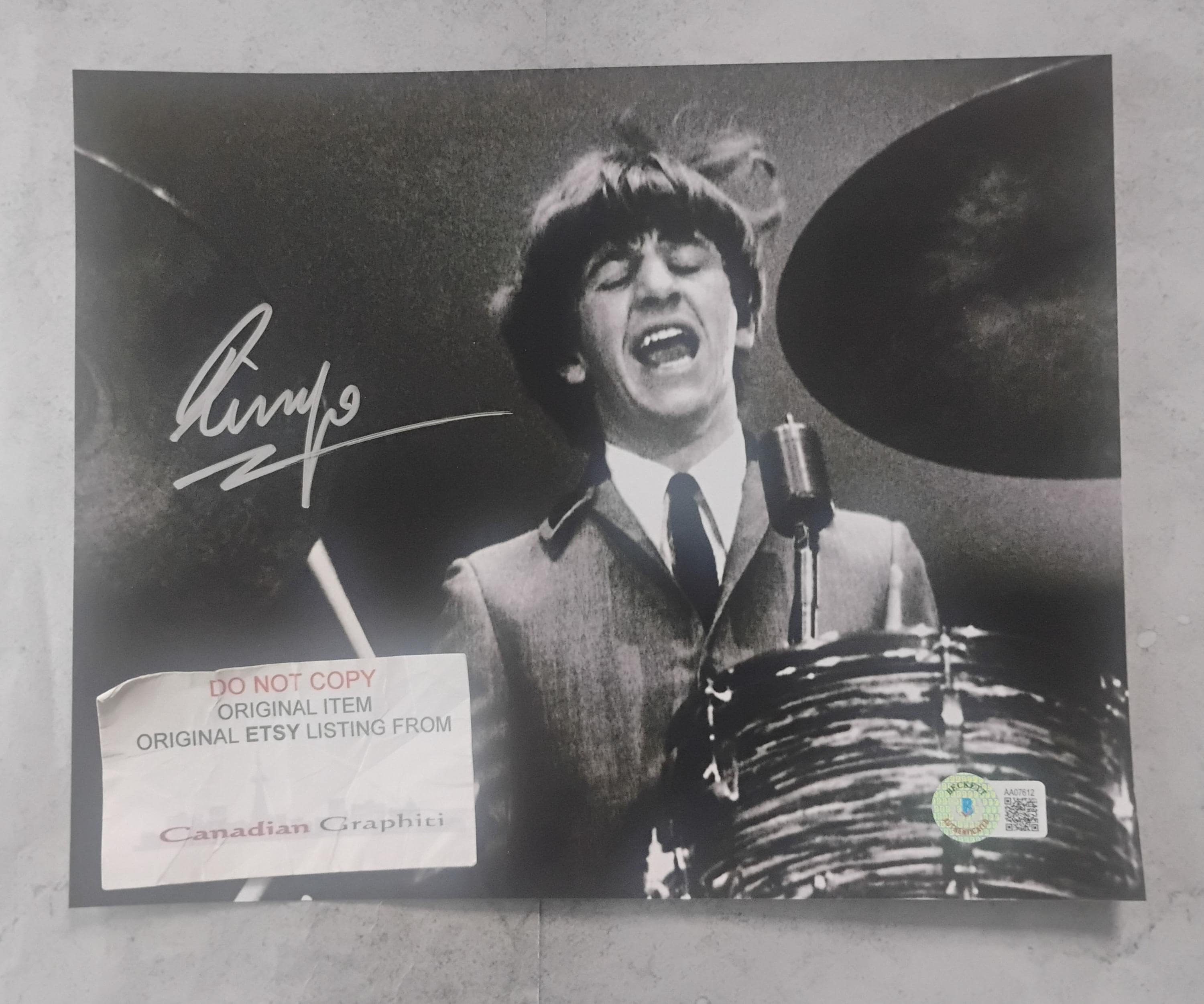 Ringo starr autograph - Etsy 日本