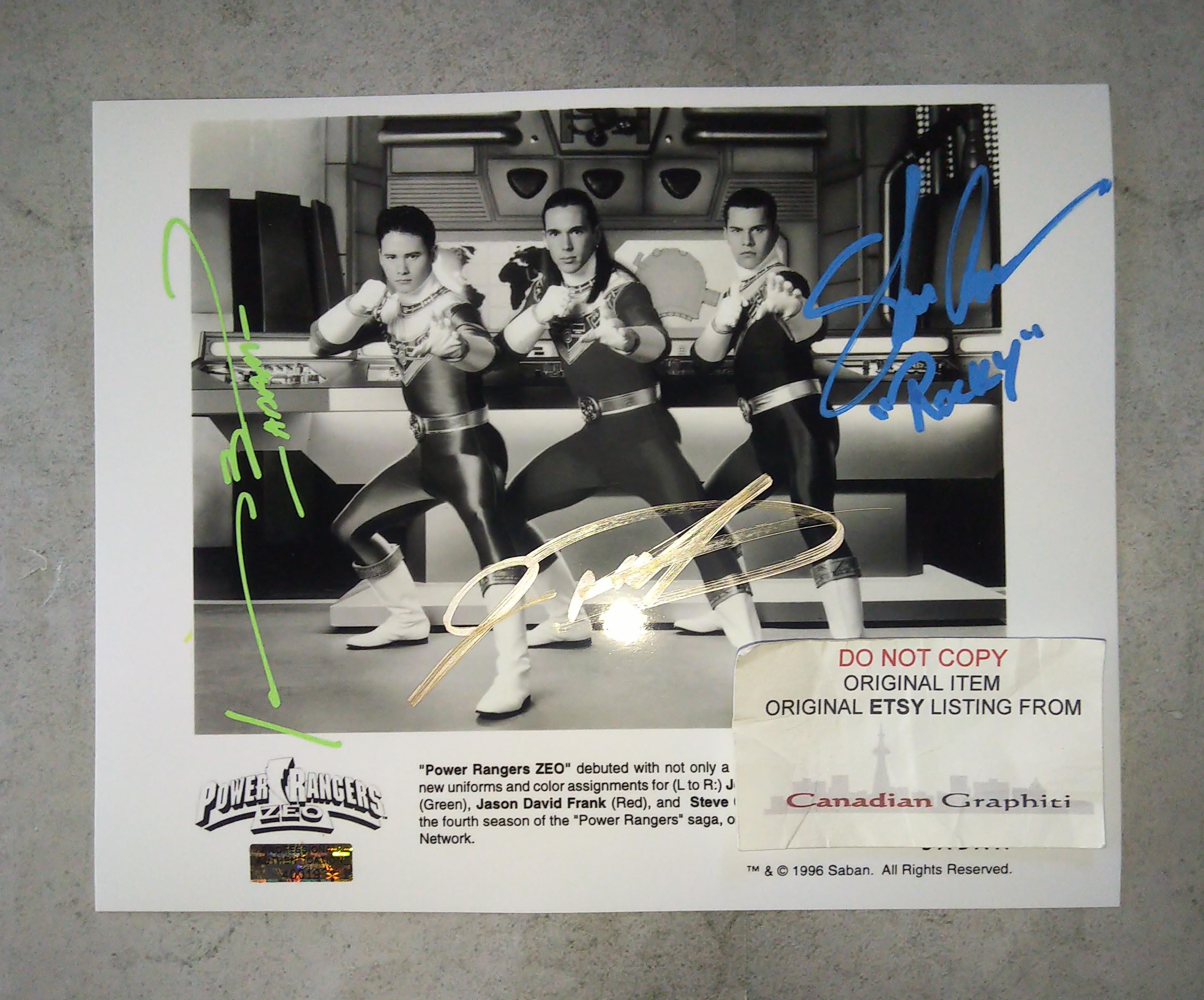 Jason David Frank Signed - Etsy