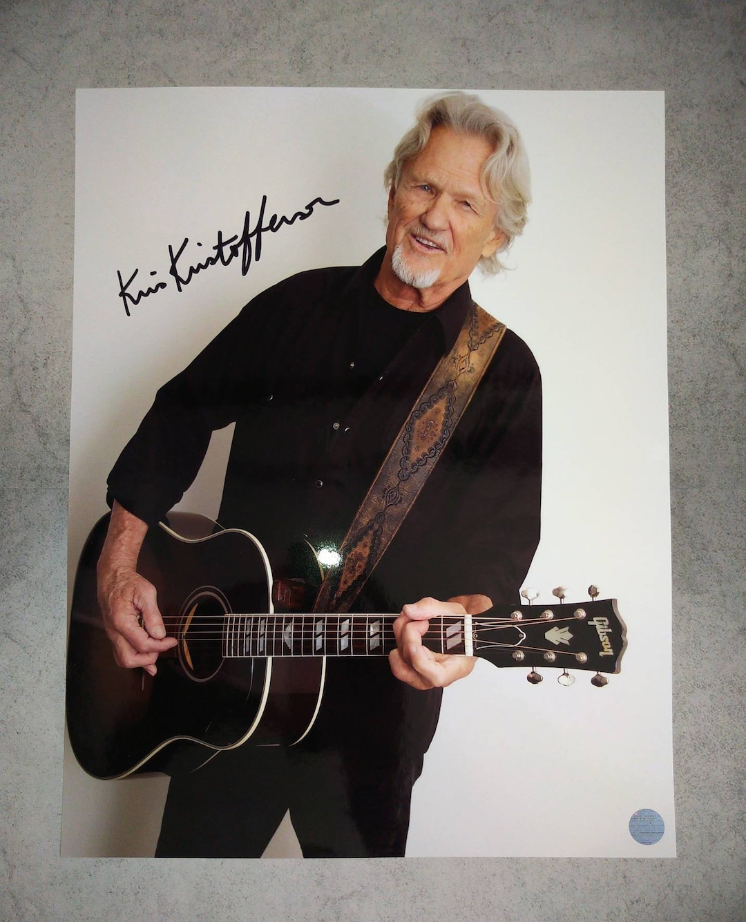 Kris Kristofferson Hand Signed Autograph 11x14 Photo COA Etsy