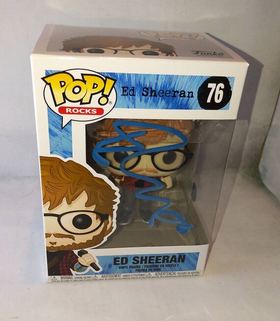 Ed Sheeran Hand Signed Autograph Funko 