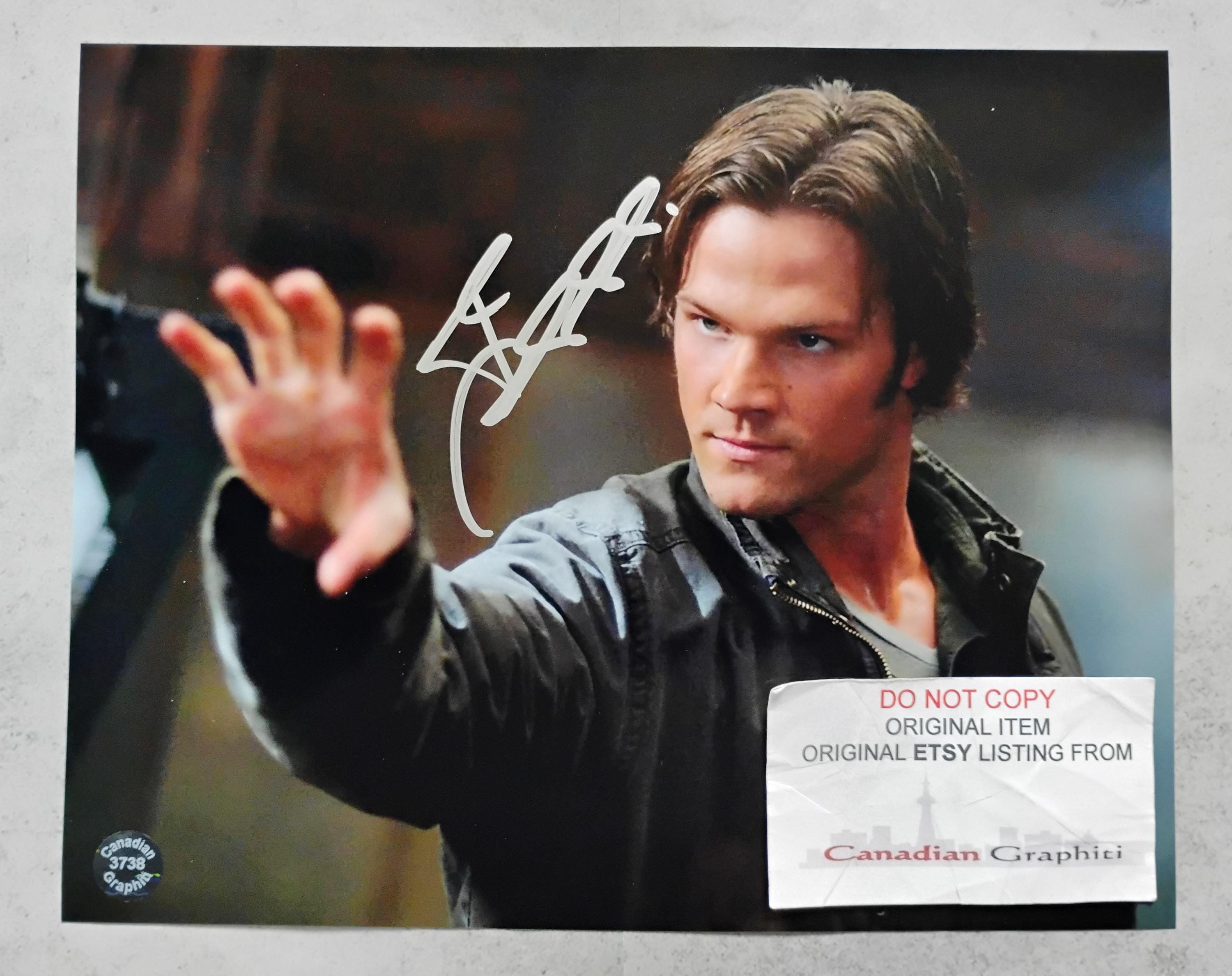 Jared Padalecki Hand Signed Autograph 8x10 Photo COA Supernatural