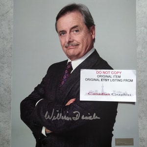 William Daniels Hand Signed Autograph 8x10 Photo FXHQ COA