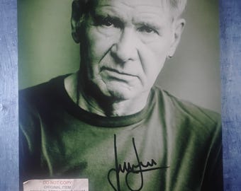 ハリソン・フォード - 本物の直筆サイン入り写真サイン、COA付き