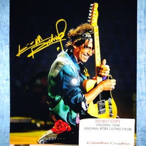 Keith Richards Hand Signed Autograph 8x10 Photo COA Rolling Stones