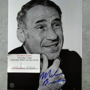 Mel Brooks handgesigneerde handtekening 8 x 10 foto COA