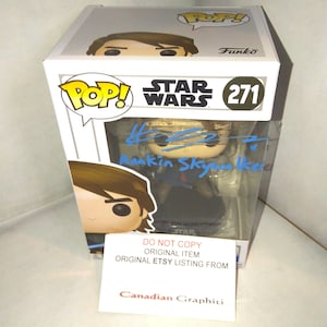 Hayden Christensen Hand Signed Autograph & Character Anakin Skywalker Funko Pop COA + JSA Star Wars