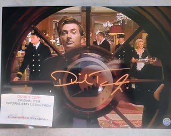 デイヴィッド・テナントのサイン入り 8x10 フライトナイト ピーター