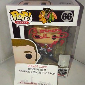 Bobby Hull Hand Signed Autograph  Funko Pop COA