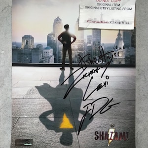 Zachary Levi Signed - Etsy
