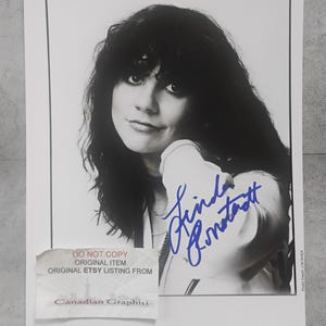 Linda Ronstadt Autograph - Etsy