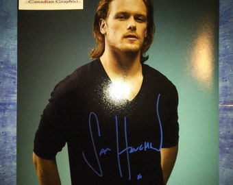 Sam Heughan Hand Signed Autograph 11x14 Photo COA