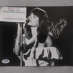 Linda Ronstadt Autograph - Etsy