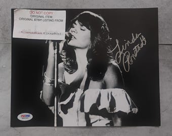 LINDA RONSTADT AUTOGRAPH Hand Signed 8 1/2 X 11 Photo With Coa - Etsy