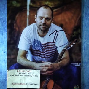 Gord Downie Hand Signed Autograph 8x10 Photo COA The Tragically Hip