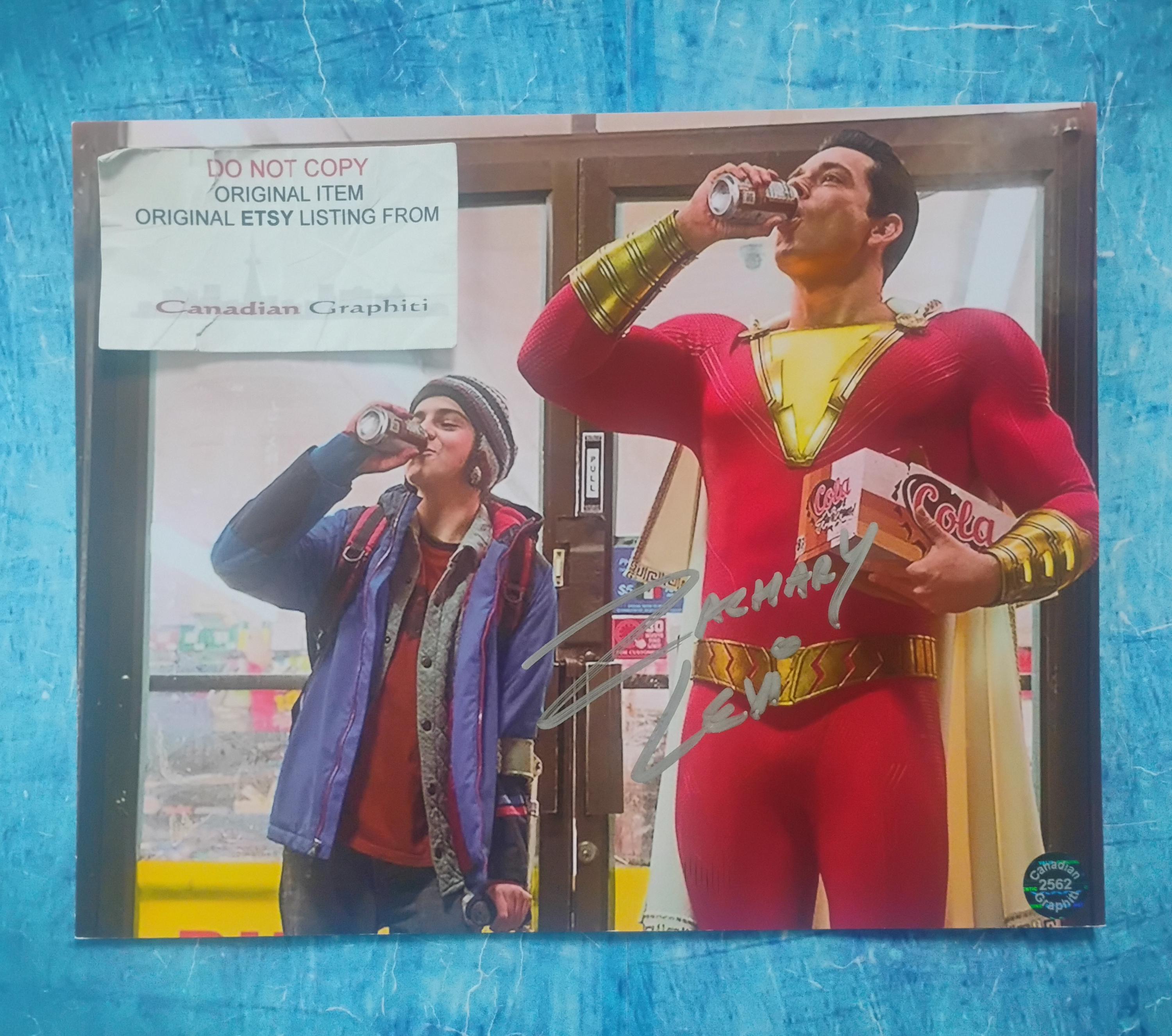 Zachary Levi Signed - Etsy