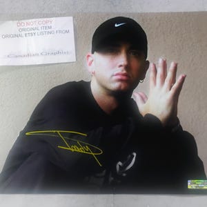 エミネム　直筆サインPhoto エミネム 直筆サインPhoto Yahoo!オークション - 【希少レア】《Eminem