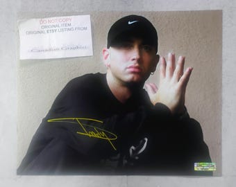 Eminem Signed Photo – Slim Shady, 8 Mile, Infinite W/COA - Etsy