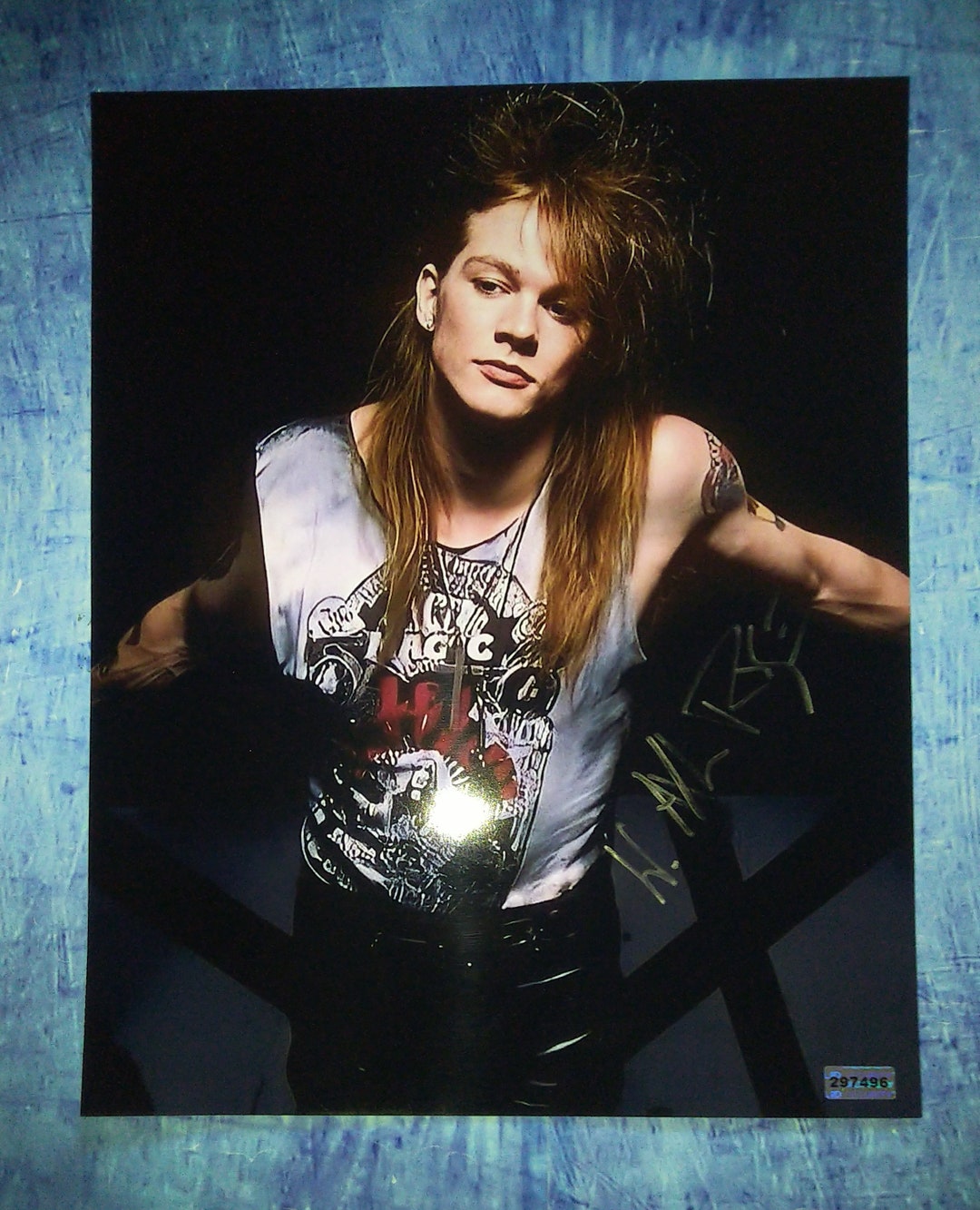 Axl Rose Hand Signed Autograph 8x10 Photo COA Guns N Roses Etsy