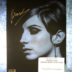 Barbra Streisand Hand Signed Autograph 8x10 Photo COA