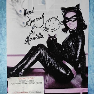 リー・メリウェザー直筆サイン入り8x10写真 COA付き キャットウーマン