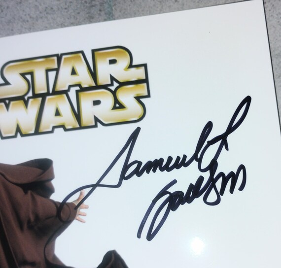 Samuel L Jackson Hand Signed Autograph Photo COA Star Wars - Etsy