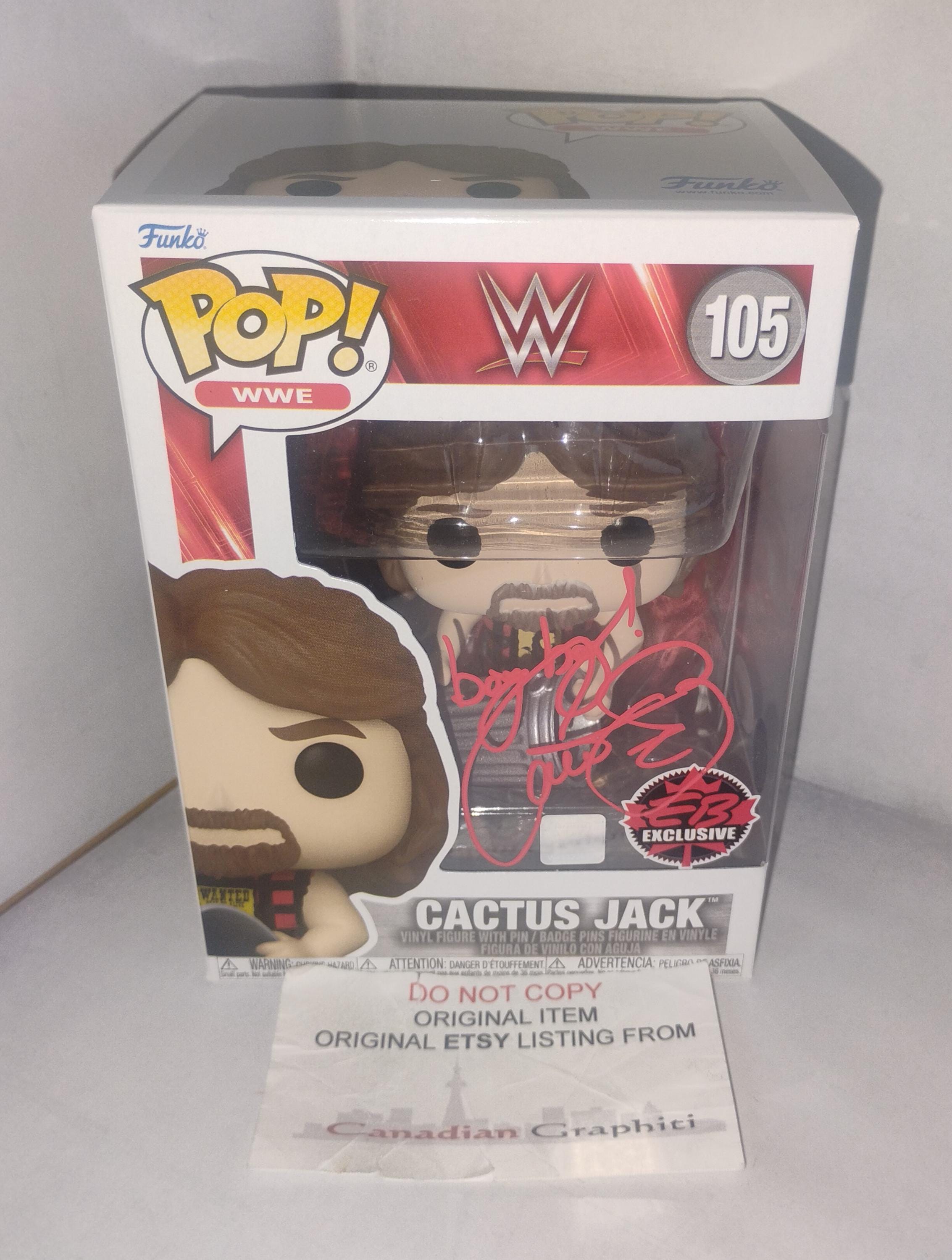 Mick Foley Hand Signed Autograph Cactus Jack Funko Pop JSA COA - Etsy