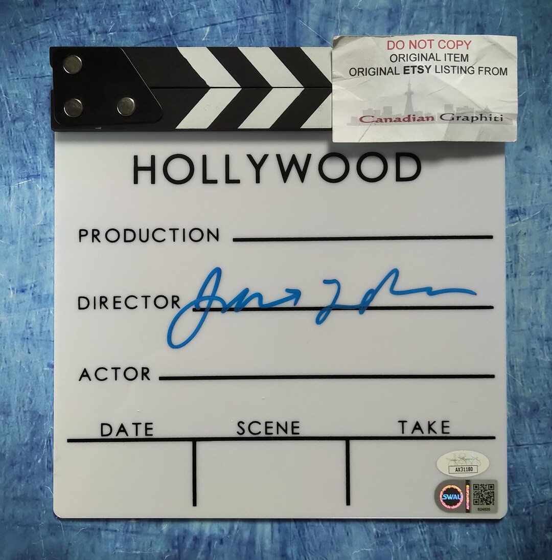 James L Brooks Hand Signed Autograph Director's Clap Board JSA COA