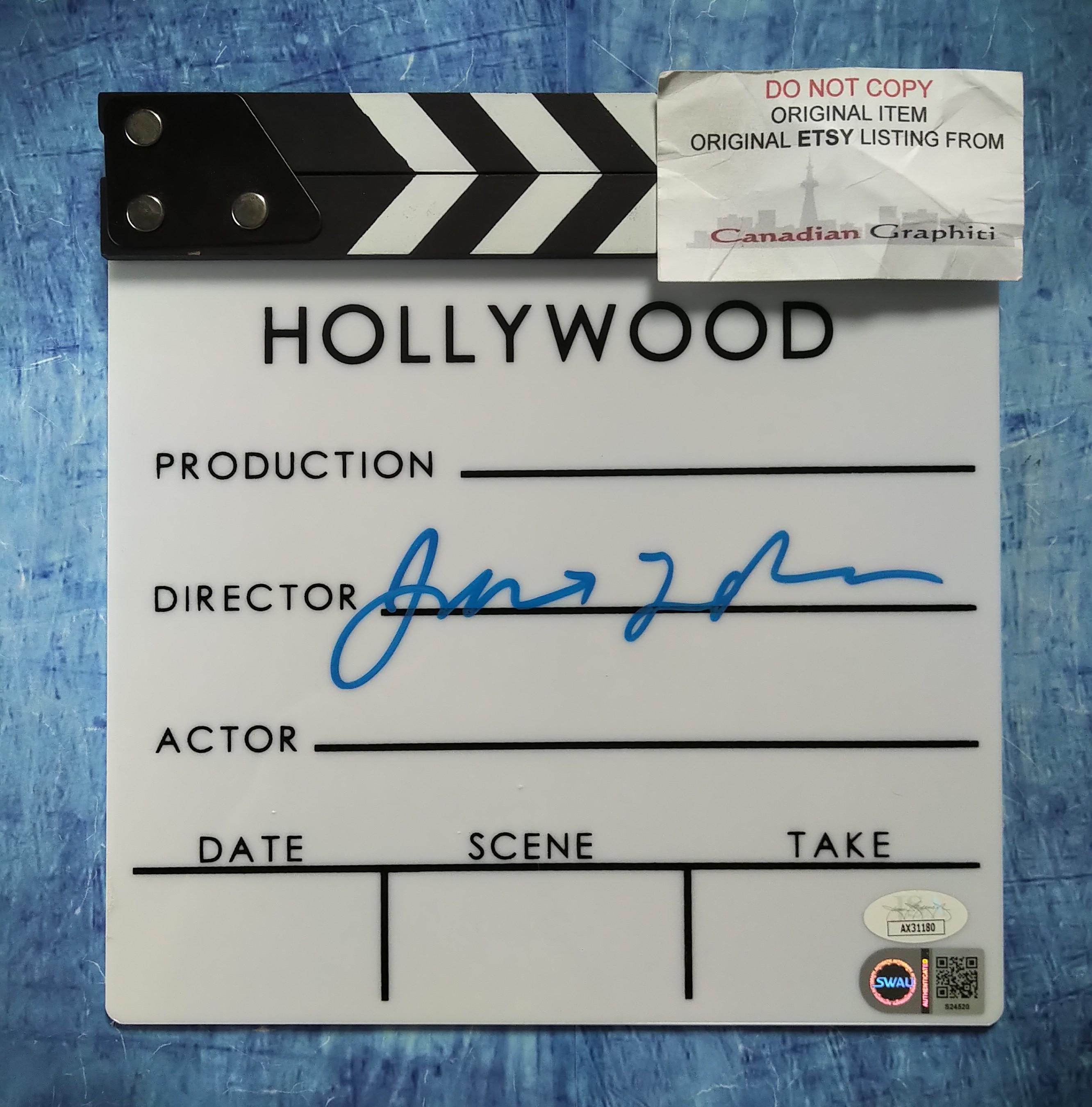 James L Brooks Hand Signed Autograph Director's Clap Board JSA COA