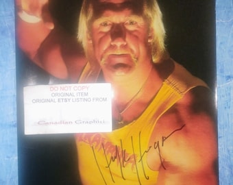 ハルク・ホーガン直筆サイン入り 16x20 WWE レスリング写真 BECKETT