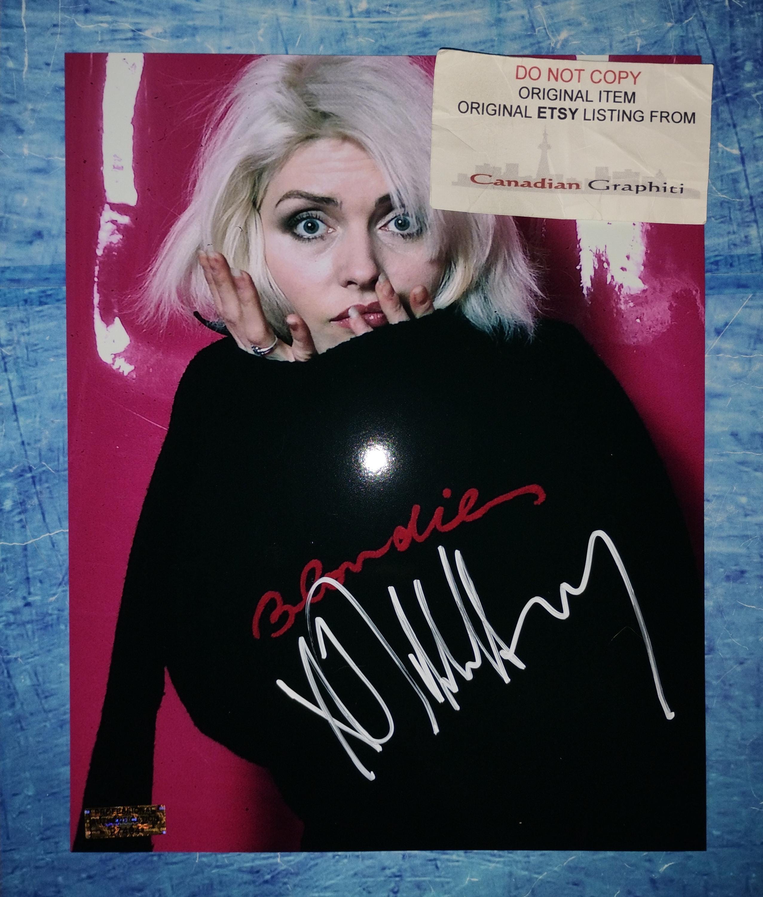 ◆Blondie◆Debbie Harryのサイン入りLP blondie-sunday-girl-12-single-