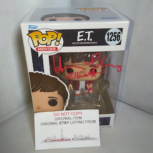 Henry Thomas Hand Signed Autograph ET Elliott Funko Pop COA