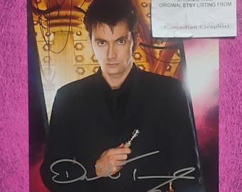 David Tennant Hand Signed Autograph 8x10 Photo JSA COA Doctor Who
