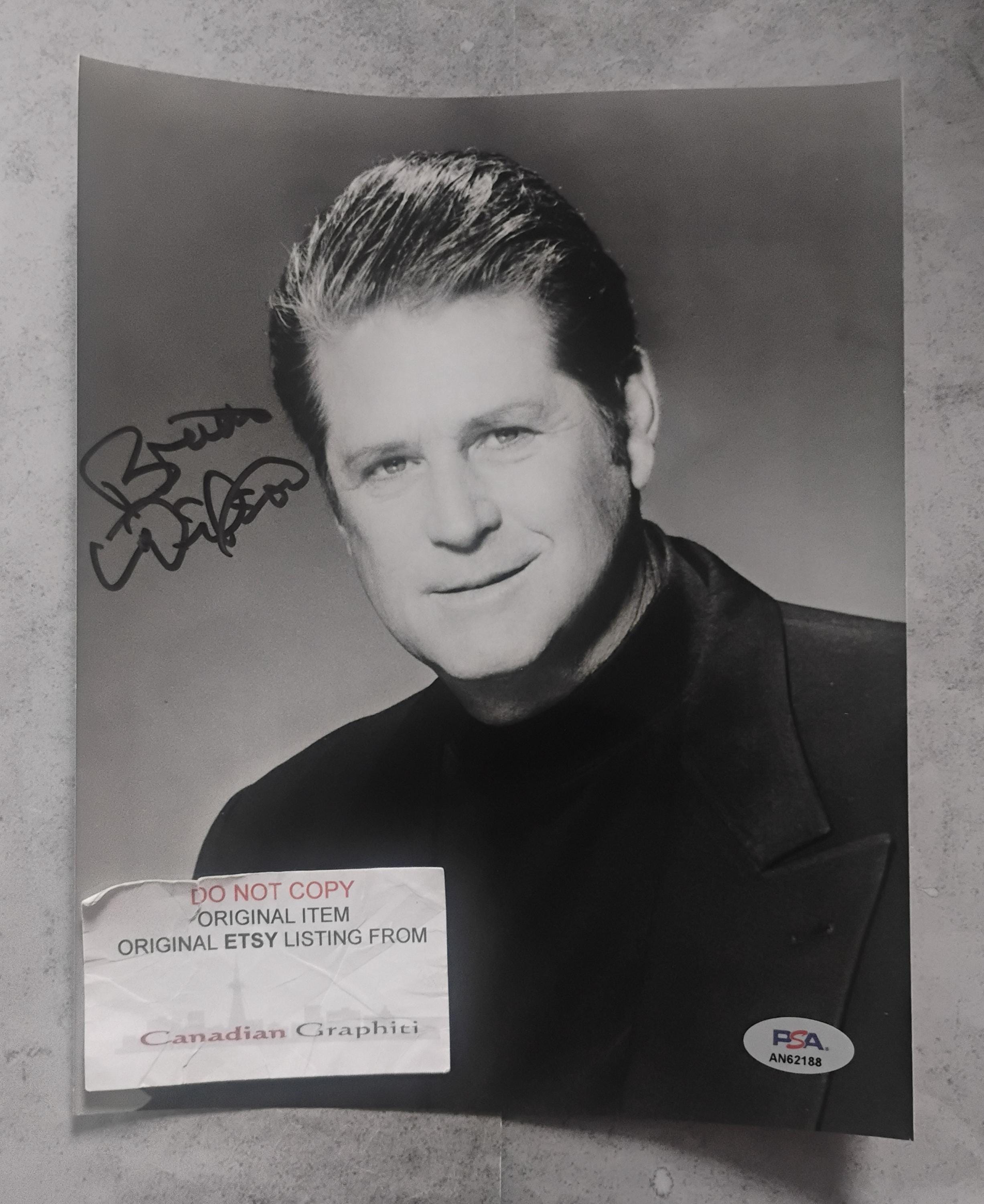 Brian Wilson Autograph - Etsy