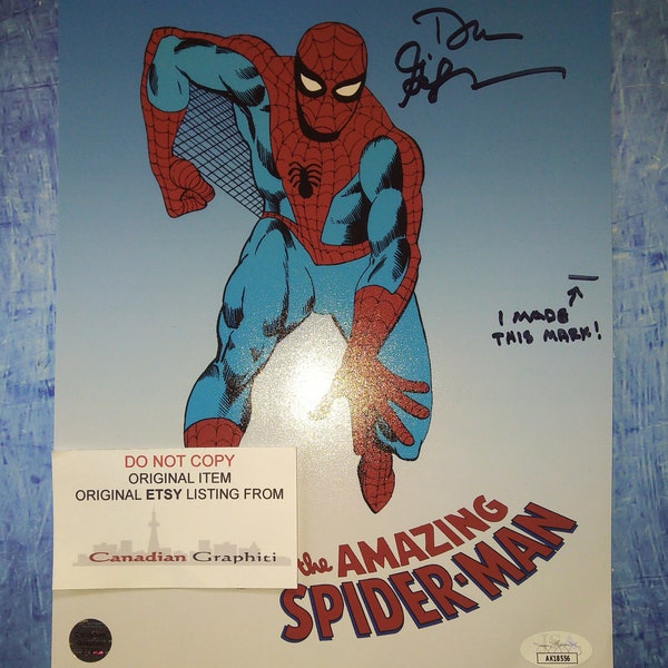 Dan Gilvezan Hand Signed Autograph 8x10 Photo COA Amazing Spider-man