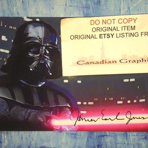 James Earl Jones and Signed Autograph Photo COA