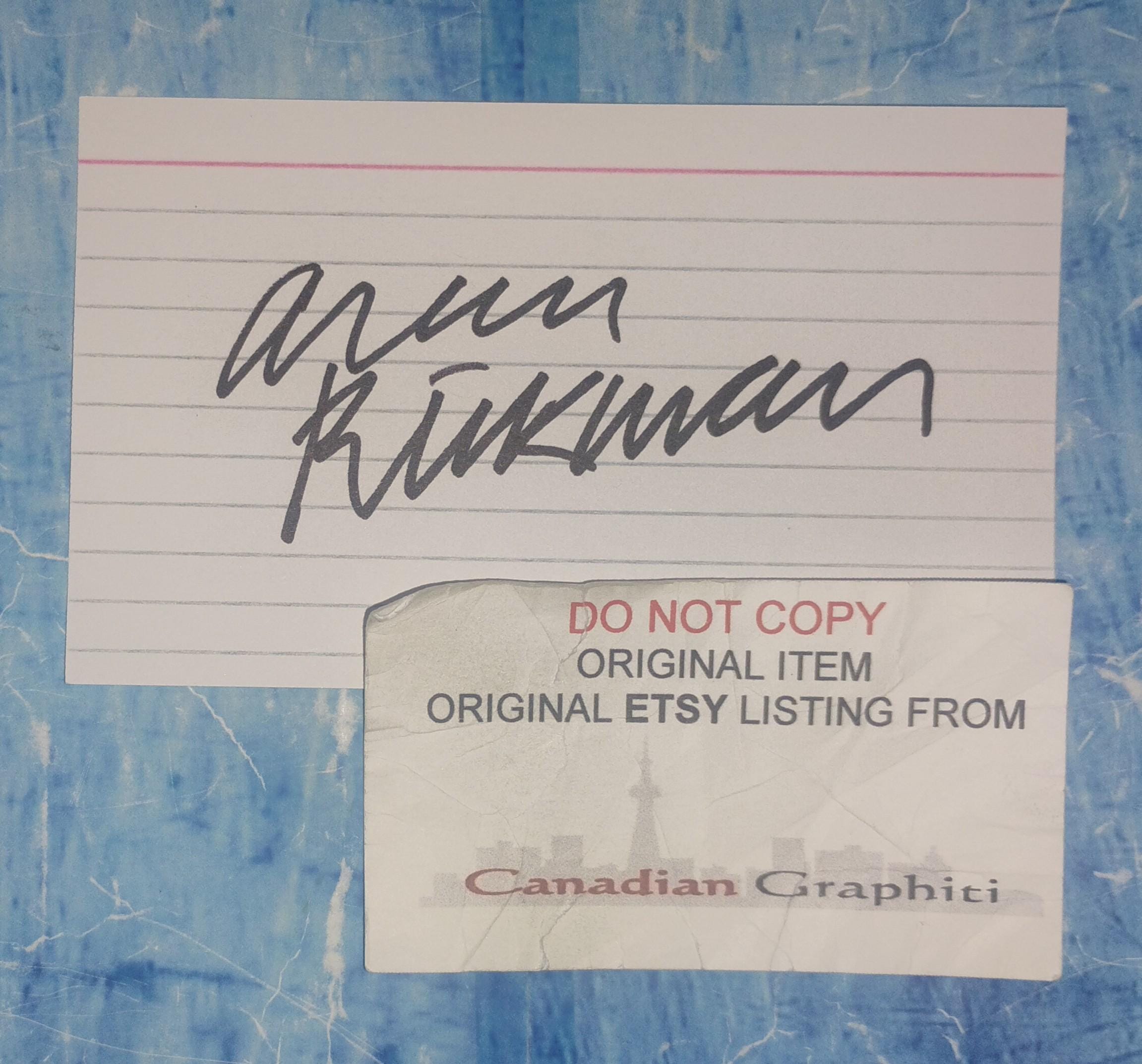 Alan rickman signed - Etsy 日本
