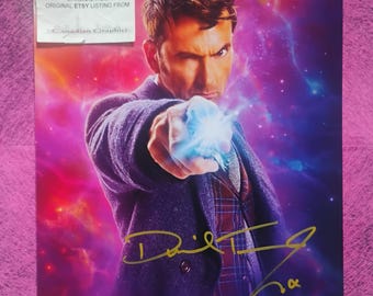 David Tennant Hand Signed Autograph 11x14 Photo COA Doctor Who