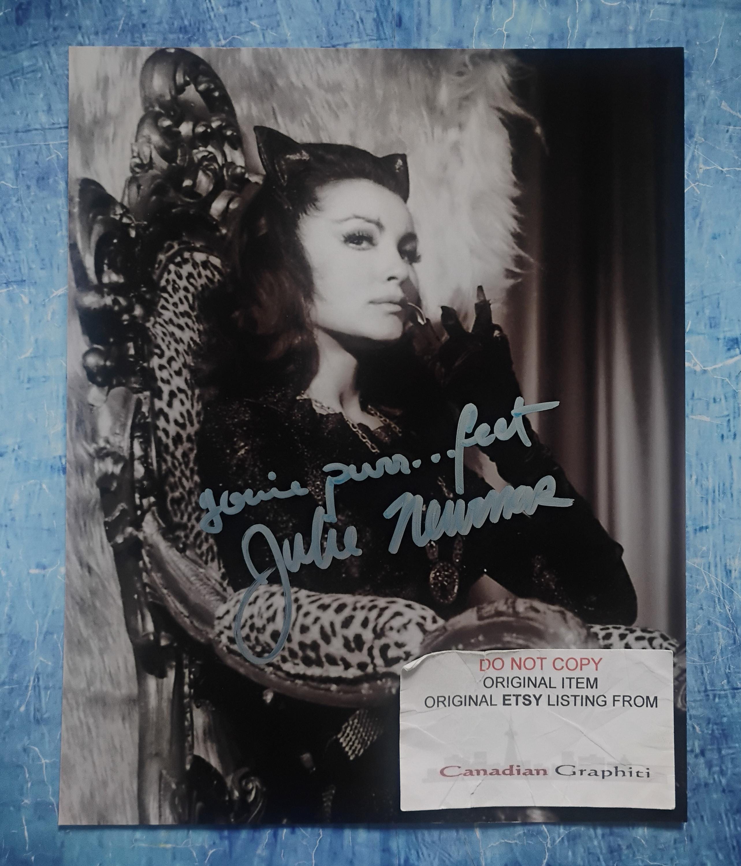 Julie Newmar Signed - Etsy
