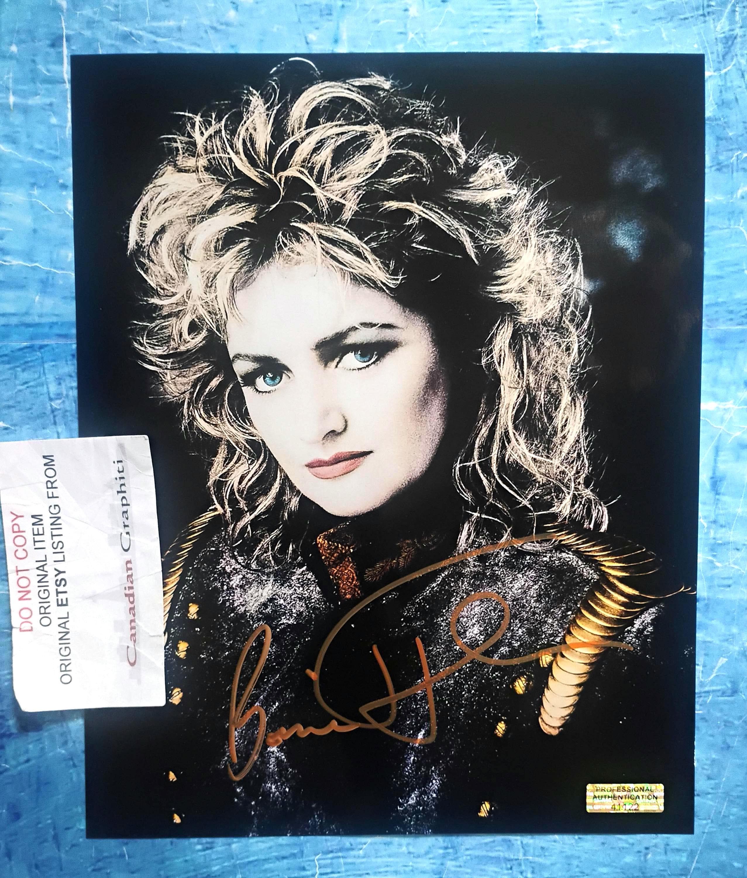 ボニー・タイラー直筆サイン入り8x10インチ写真（鑑定書付き） - Etsy 日本